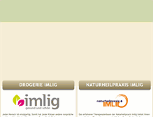 Tablet Screenshot of imlig.ch